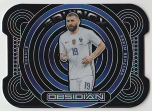2022-23 Panini Obsidian Fußball Karim Benzema Tagundnachtgleiche elektrische Ätzung 081/115 - Bild 1 von 2