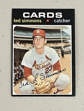 1971 Topps Ted Simmons #117 EX-MT HOF Rookie RC St. Louis Cardinals