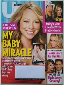 MARIAH CAREY November 2010 US Magazine TAYLOR SWIFT / DENISE RICHARDS - Picture 1 of 1