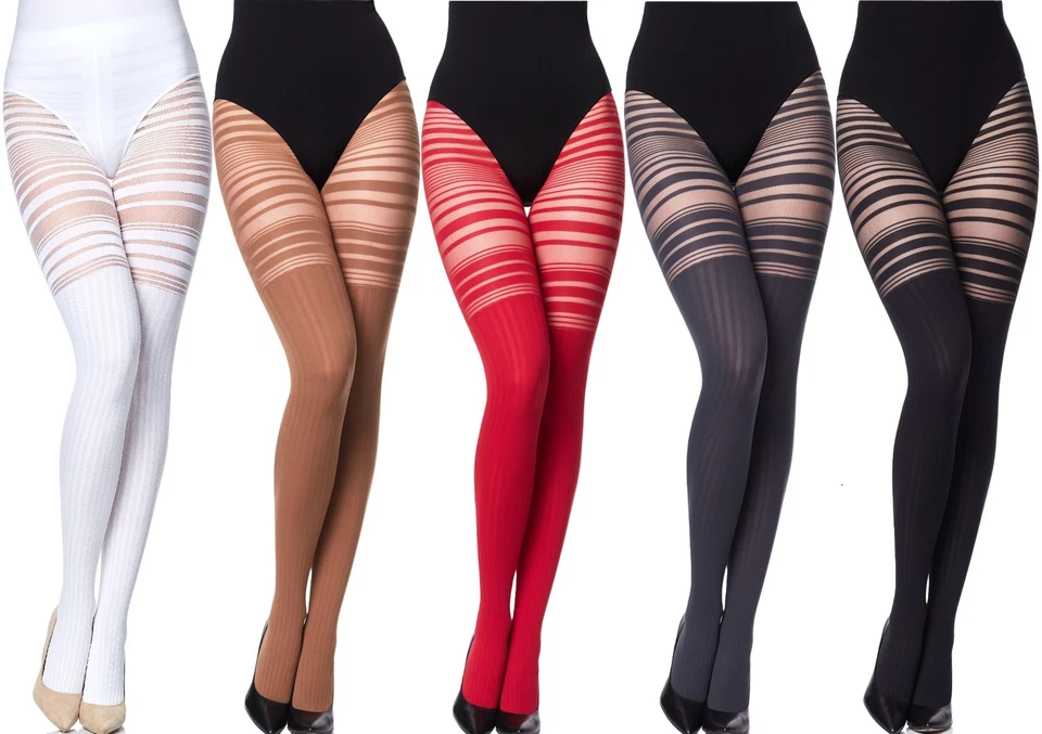 Merry Style DamenStrumpfhosen Hergestellt in EU Strumpfhose Baumwollzwickel S-XL - Bild 1 von 1