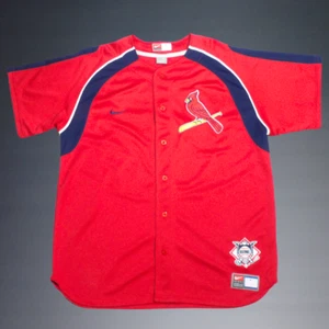 NIKE TEAM NATIONAL LEAGUE ALBERT PUJOLS #5 ST LOUIS CARDINALS XL BASEBALL JERSEY - Picture 1 of 5