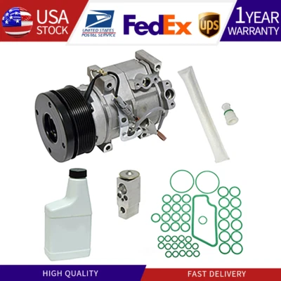 Kit de compresor de aire acondicionado, secadores, sello, tubo Orif y aceites para Lexus GX460, LX570 Foto 1 de 4