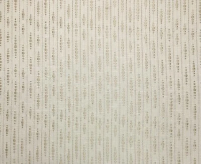 KRAVET FABIOUS ARENA BEIGE GEO BORDADO ORO CORTINAS LINO TELA POR YARDA 49"W Foto 1 de 4