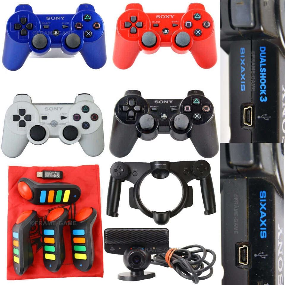 Original Sony PS3 Playstation 3 Zubehör Set Controller Wireless Buzzer Mikrofone - Bild 1 von 1