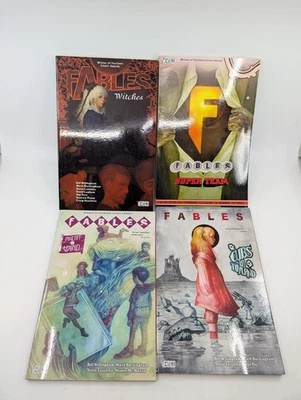 Fábulas TPB Lote de 4 Novelas Gráficas de Cómics Willingham Vertigo/DC Vol 14 16 17 18 Foto 1 de 4