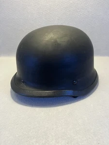 German Motorcycle Helmet Headwear Helmet City Inc. Brand Black Top Medium - Picture 1 of 7
