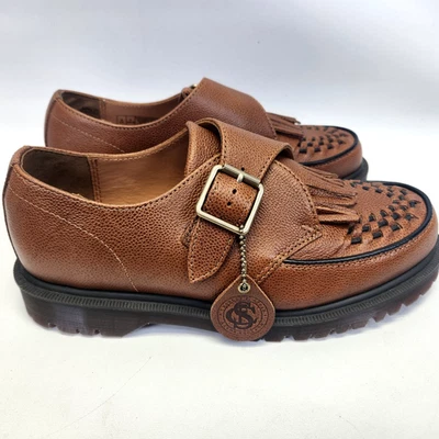 New Dr. Doc Martens Ramsey Monk KLT Brown Leather Creepers US Mens 9/ Womens 10 - Image 1 of 4