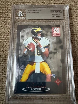 2000 Donruss Elite Tom Brady RC #183 - 正品已更改 — 第 1/3 张图片
