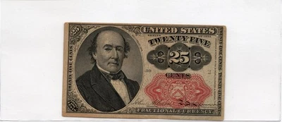 1874 - United States Fractional - 25C Twenty Five Cents Note ( ii) - Image 1 of 2