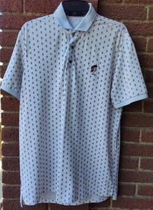 Greyson Polo Mens MEDIUM M Golf Shirt All Over Bee Print - Picture 1 of 6
