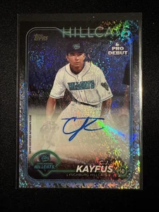 2024 Topps Pro Debut #PD-15 CJ Kayfus Sparkle Foil Rookie RC Auto /199 Guardians - Picture 1 of 2