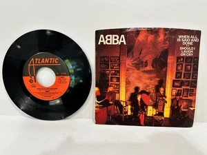 Abba Record Vintage 45 RPM 7 Inch 1981 When All Is Said and Done Vinyl Original - Picture 1 of 8