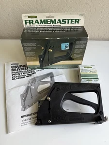 Fletcher-Terry 07-500 Vintage FrameMaster Point Driver W/ Framers Points 08-950 - Picture 1 of 5