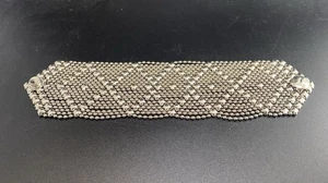 Sergio Gutierrez Liquid Metal Mesh Bracelet 7.5 Designer Silver Tone S-1 - Picture 1 of 7