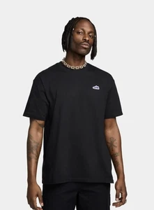 Nike Herren Medium Schwarz Sneaker 👟 Tee Neu ohne Etikett Loose Fit Blau Dunks - Bild 1 von 6