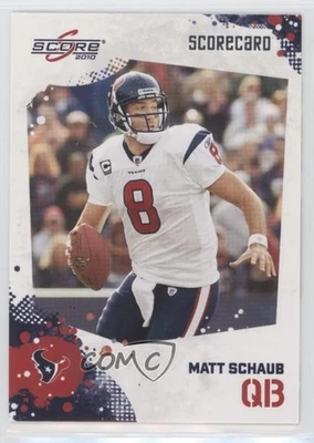 2010 Score Scorecard /499 Matt Schaub #118 - Image 1 of 2