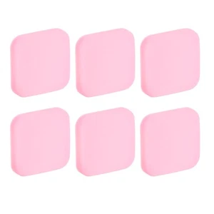 Door Stoppers Wall Protector, 6pcs Silicone Door Handle Buffers, Pink - Picture 1 of 6