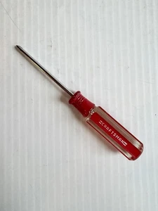 Craftsman USA #0 PHILLIPS Screwdriver 41053 0 WF Clear & Red Handle 5” - Picture 1 of 5
