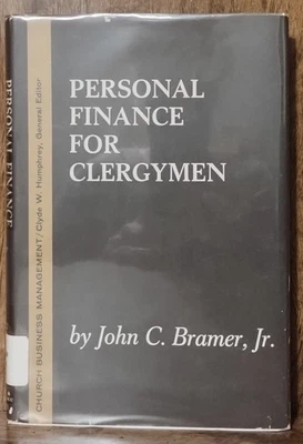 Personal Finance for Clergymen HC 1964 w/ DJ | Ex-Library Bramer Jr. - Image 1 of 4