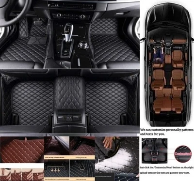 For Hyundai Sonata Waterproof luxurious Front Rear Custom Liners Car Floor Mats - Image 1 of 4