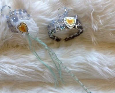 DISNEY STORE Disfraz Princesa Halloween Vestir Cenicienta Corona Tiara Varita Foto 1 de 4