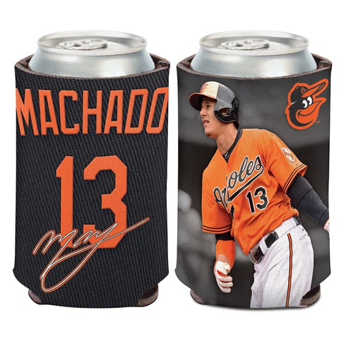 Baltimore Orioles Can Cooler 12 oz. Manny Machado Koozie Cover