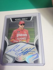 MICHAEL ANNETT NASCAR 2018 CERTIFIED SILVER AUTOGRAPH SP /249 
