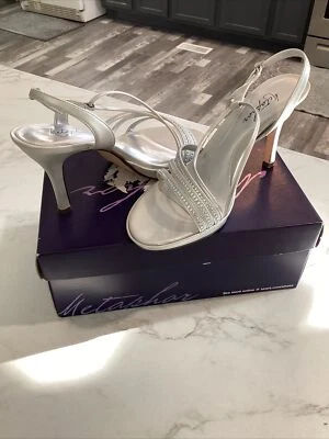 Sears femininos Metaphor Verena prata 8,5 Heals - Imagem 1 de 4