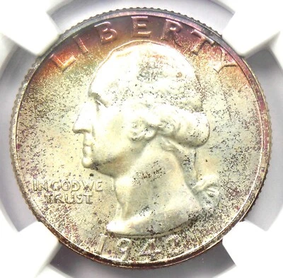 1942 Proof Washington Quarter 25C - NGC PR68+ CAC and Plus Grade - $6,000+ Value - Image 1 of 4