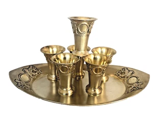 Antique German 800 Silver Drinking Set in French Empire Style - Picture 1 of 12