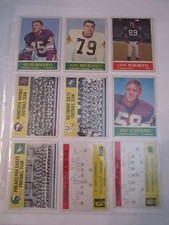 (18) 1964 NFL FOOTBALL CARDS - PATTON, LYNCH & MORE - SEE PICS - TUB BN-18