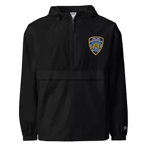 N.Y.P.D. Chaqueta de estadio embalable campeón bordada del Departamento de Policía de Nueva York - Imagen 1 de 15
