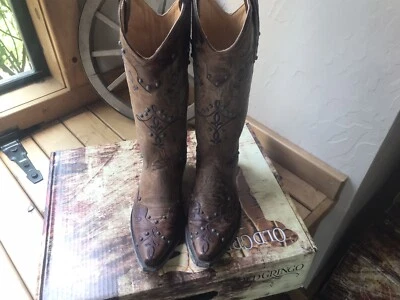 Old Gringo Alissa 黄铜/oryx 靴子,7 码, — 第 1/4 张图片