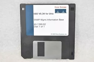 CISCO SYSTEMS 80-1390-02 ESO V5.34 FOR UNIX SNMP MGMT INFORMATION BASE SOFTWARE - Picture 1 of 3