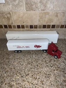 Gemini trucking carrier Limited Edition Truck white red ERTL 12" X 2.3/4 #0568 - Imagen 1 de 12