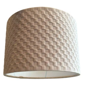 Shropshire Tonos Harrogate Pantalla de Terciopelo Acolchado Natural 33x20 cm PVP £76,80 - Imagen 1 de 8