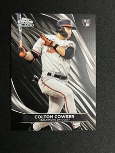 2024 Topps CHROM SCHWARZ COLTON COWSER BALTIMORE ORIOLES RC #70 - Bild 1 von 2