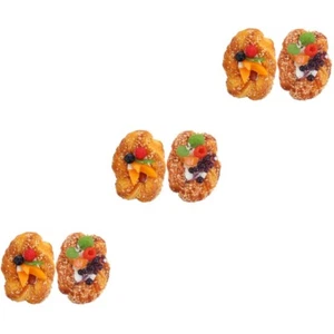 2St Gefälschte Dessertmodelle Obstbrotmodelle Kunstbrotmodelle - Zdjęcie 1 z 12