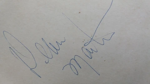 DEAN MARTIN- Hand-Signed 3 x 5 Index Card -RAT PACK Actor and Singer- LOA-JSA Cover