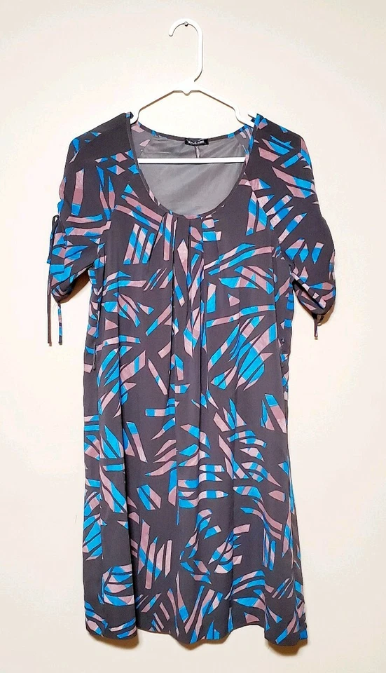 Daisy Fuentes moda women's size small short sleeve scoop neck shift dress I260 - Image 1 of 4