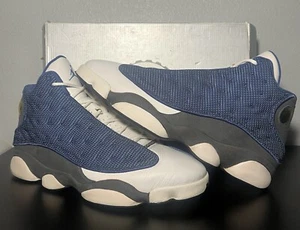 2005 AIR JORDAN RETRO 13 XIII FLINT GREY FRENCH BLUE SIZE 10.5 MEN (310004-441) - Picture 1 of 10