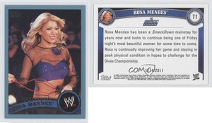 2011 Topps WWE Blue /2011 Rosa Mendes #71