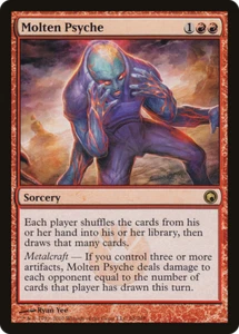 Molten Psyche X4 Scars of Mirrodin Excellent/Near Mint (RG) 4RCARDS - Picture 1 of 1