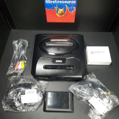 SEGA Genesis Console Model 2 MK-1631 System W/2 Controller CPLT RESTORED !! - Image 1 of 4
