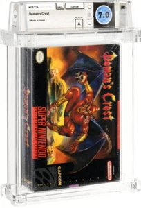 Demons Crest SNES NTSC 7.0 A Sealed WATA Graded RARE - Picture 1 of 2