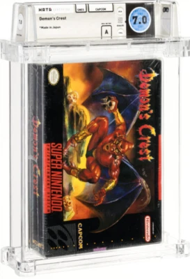 Demons Crest SNES NTSC 7.0 A  Sealed WATA Graded RARE - Image 1 of 2
