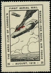 [mag236] Canada 1918 Scott#CLP2 VF MLH cv:$500 **AIR POST SEMI-OFFICIAL** - Picture 1 of 2
