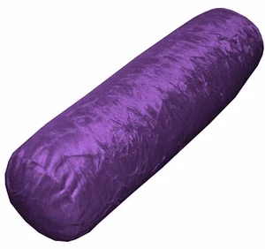 mn117g Custodia Yoga Rotolo Collo Imbottitura Velluto Schiacciato Viola Taglia Personalizzata - Foto 1 di 6