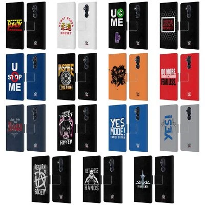 OFFICIAL WWE SUPERSTARS 9 LEATHER BOOK WALLET CASE COVER FOR NOKIA PHONES - Image 1 of 4