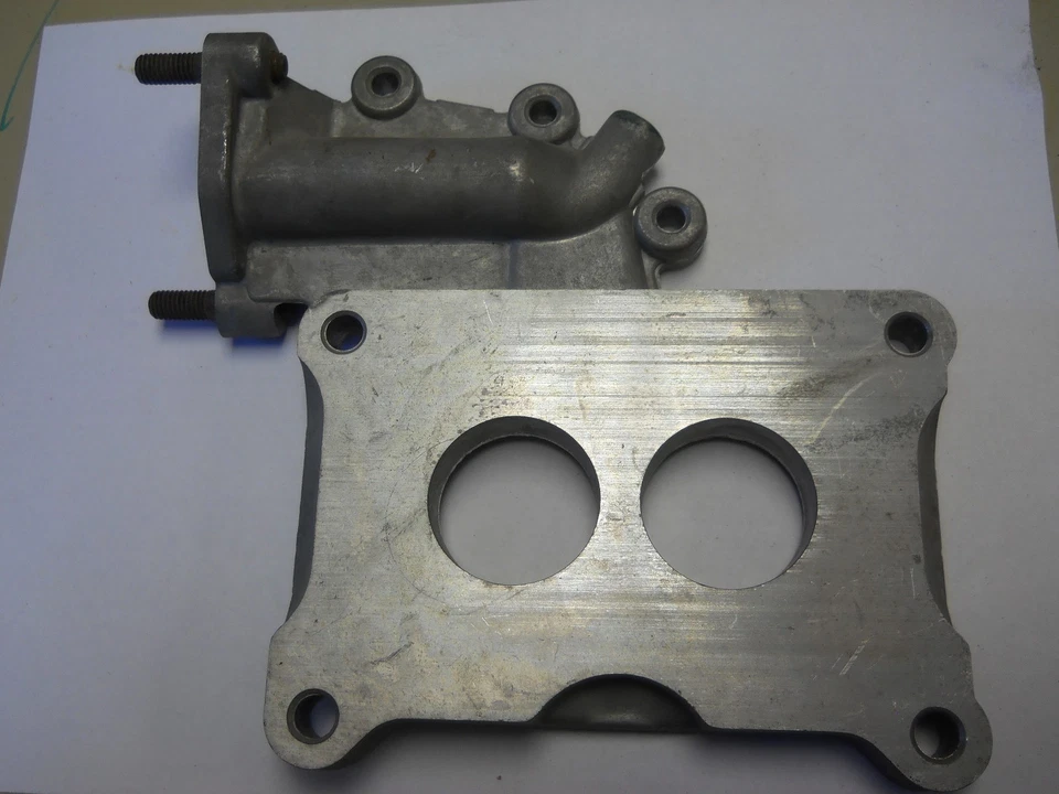 NOS 1981 1982 福特皇冠维多利亚 4.2 升 2BBL 汽化器到 INTAKE SPACER E2AE — 第 1/3 张图片